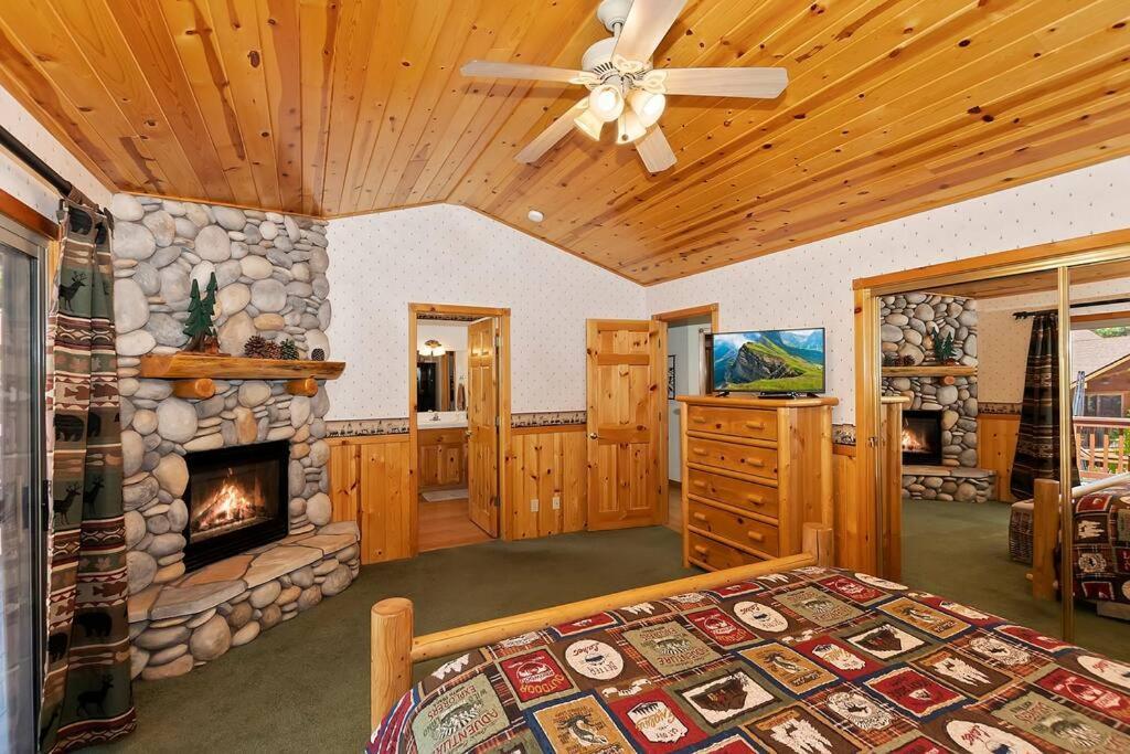 Teakwood - 3-Br Spa, Fire Pit, Quiet, Ac, Centrally Located Vila Big Bear Lake Exterior foto